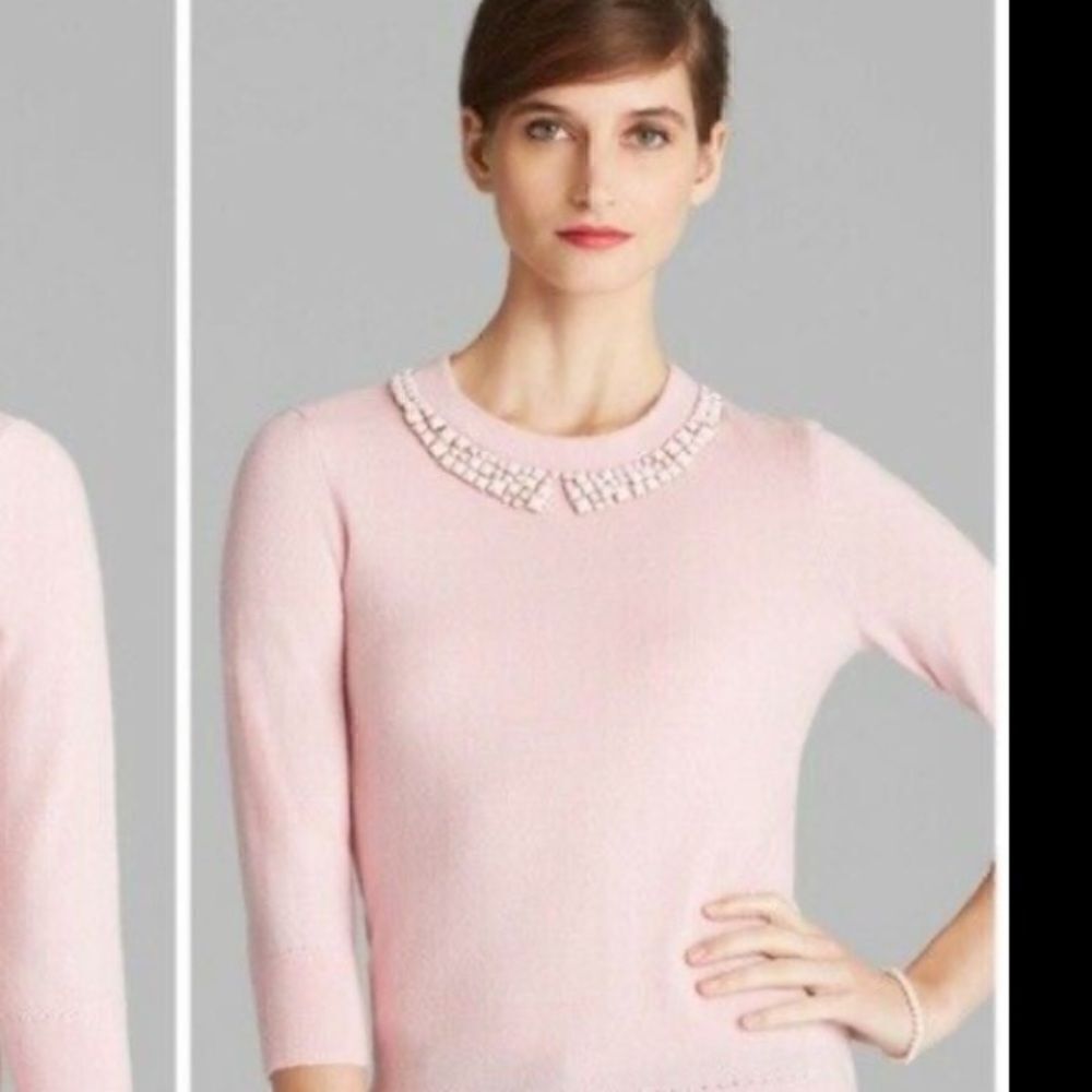 Kate Spade Avaline Embellished Collar Sweater NWT - Picture 11 of 12